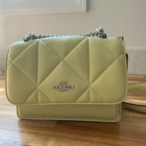 Coach Mini Klare Crossbody with diamond stitching